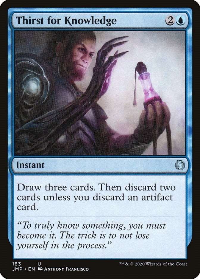 Image for Thirst for Knowledge (183) (JMP) - Magic: The Gathering