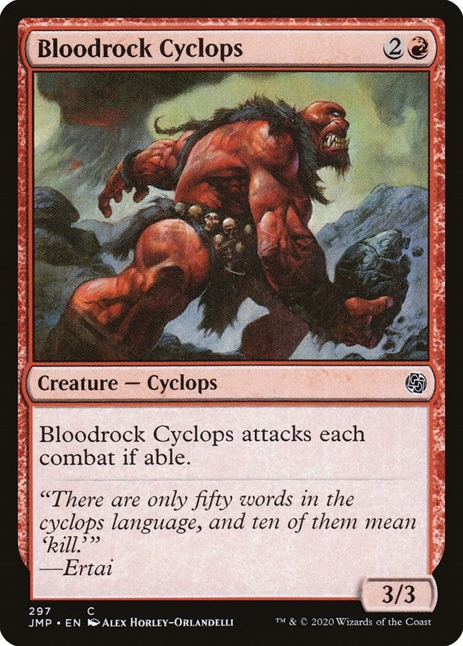 Image for Bloodrock Cyclops (297) (JMP) - Magic: The Gathering