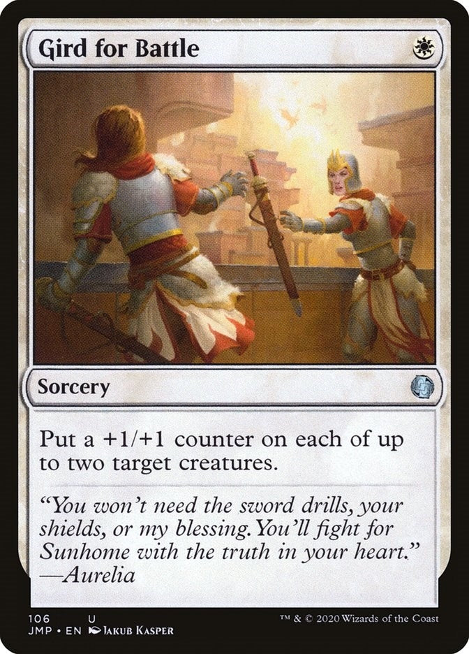 Image for Gird for Battle (106) (JMP) - Magic: The Gathering