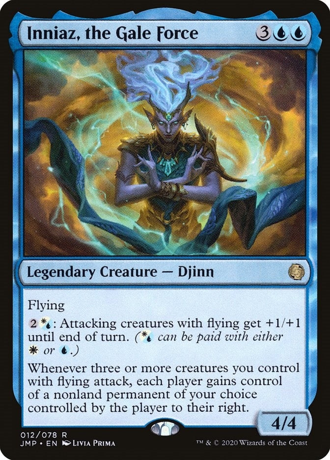 Image for Inniaz, the Gale Force (12) (JMP) - Magic: The Gathering