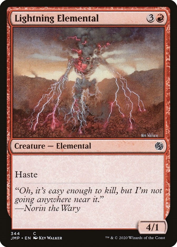 Lightning Elemental (344) (JMP)