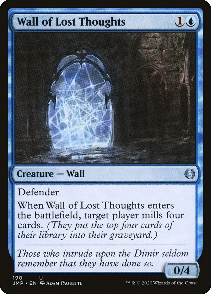 Image for Wall of Lost Thoughts (190) (JMP) - Magic: The Gathering
