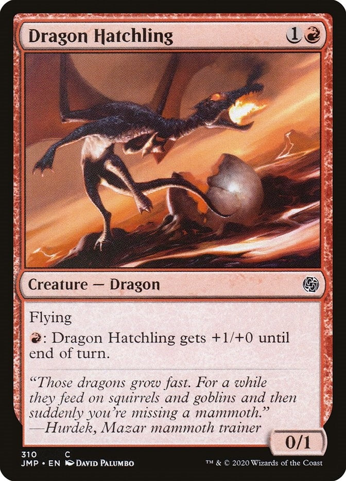 Image for Dragon Hatchling (310) (JMP) - Magic: The Gathering