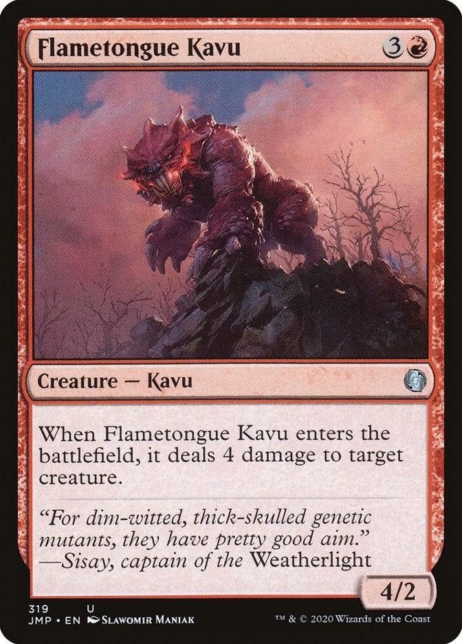Flametongue Kavu (319) (JMP)