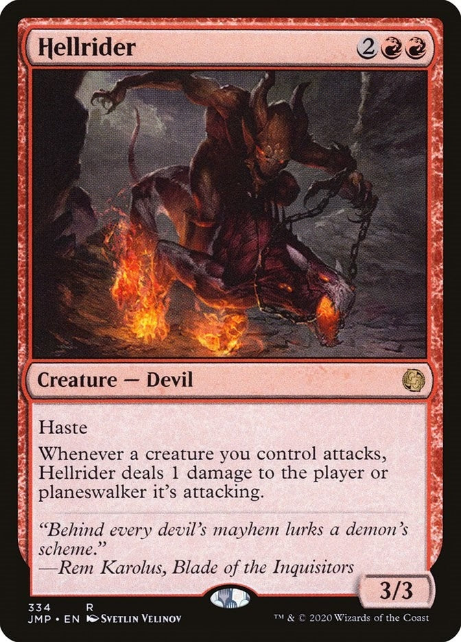 Image for Hellrider (334) (JMP) - Magic: The Gathering