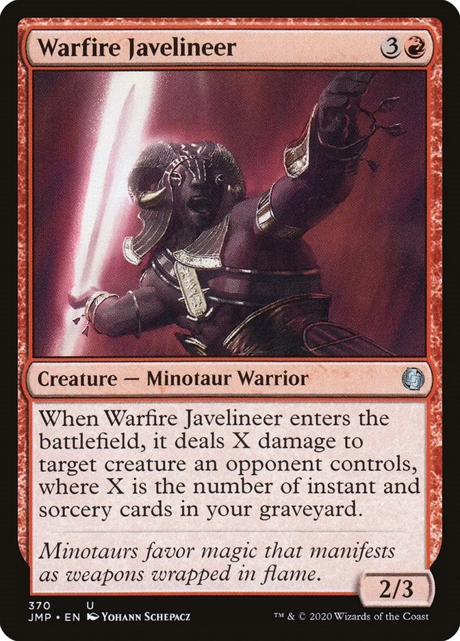 Image for Warfire Javelineer (370) (JMP) - Magic: The Gathering