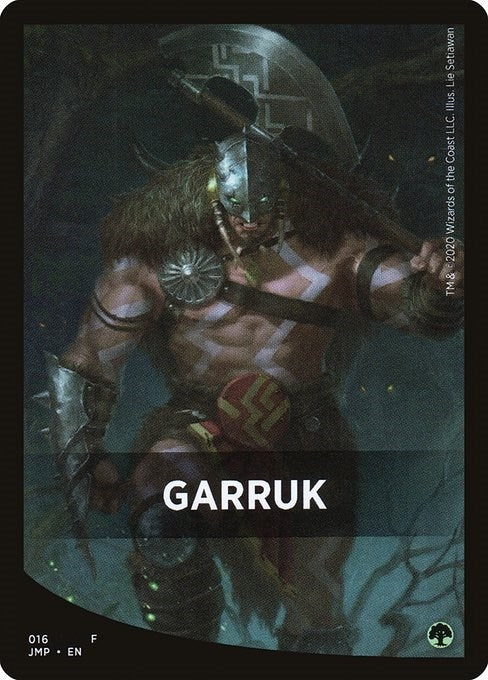 Garruk Theme Card (16) (JMP)