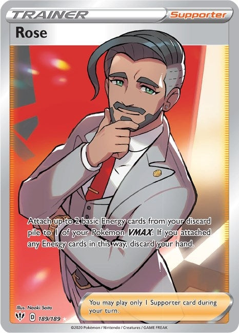 Rose (Full Art) (189/189) (SWSH03)