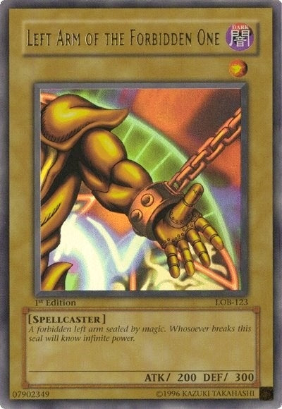 Left Arm of the Forbidden One (LOB-123) (LOB)