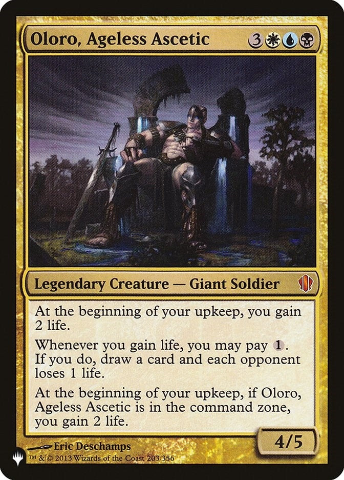 Oloro, Ageless Ascetic (203/356) (LIST)
