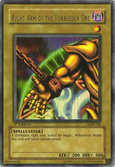 Right Arm of the Forbidden One (LOB-122) (LOB)