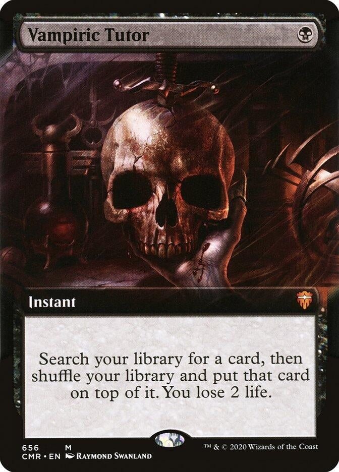 Vampiric Tutor (Extended Art) (656) (CMR)