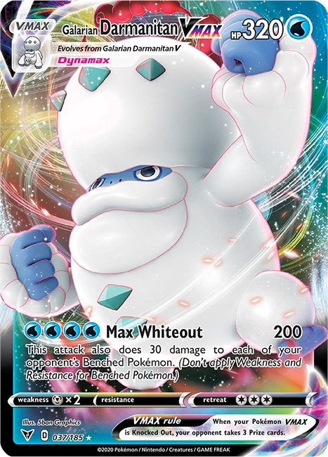 Galarian Darmanitan VMAX (037/185) (SWSH04)