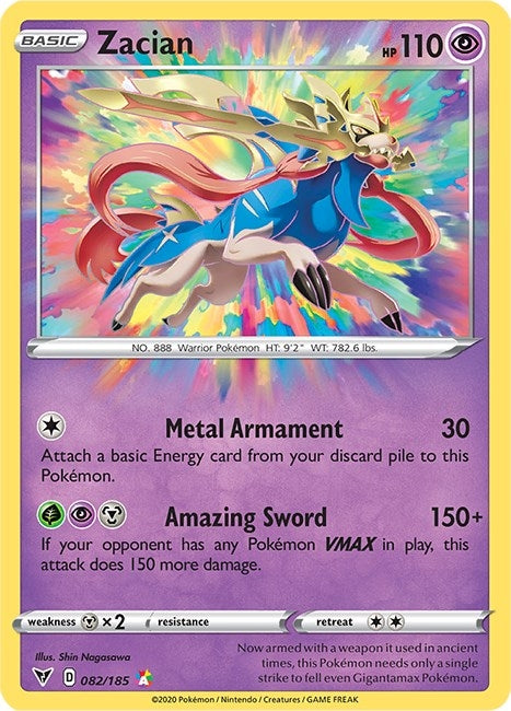 Zacian (082/185) (SWSH04)