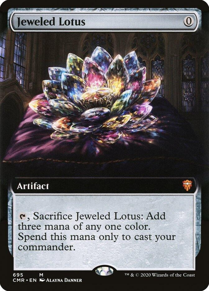 Jeweled Lotus (Extended Art) (695) (CMR)