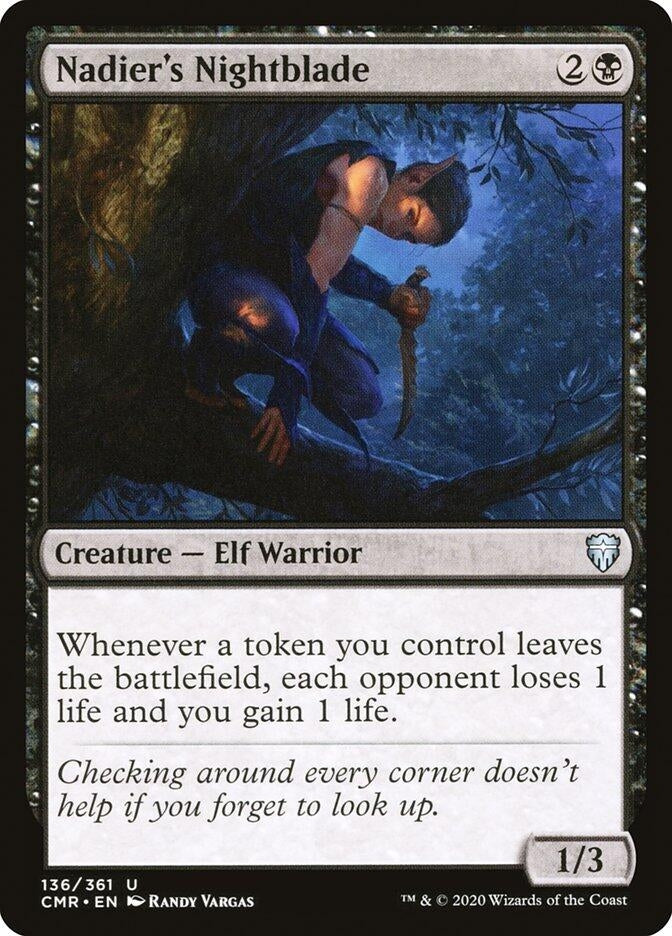 Nadier's Nightblade (136) (CMR)