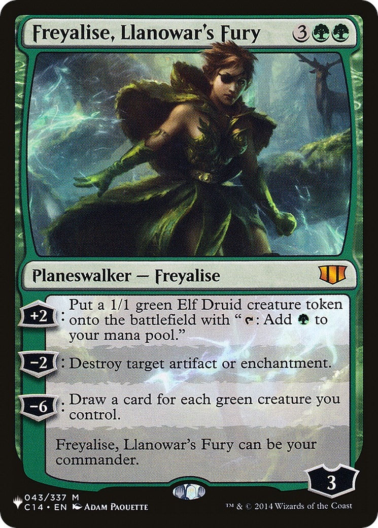 Freyalise, Llanowar's Fury (043/337) (LIST)