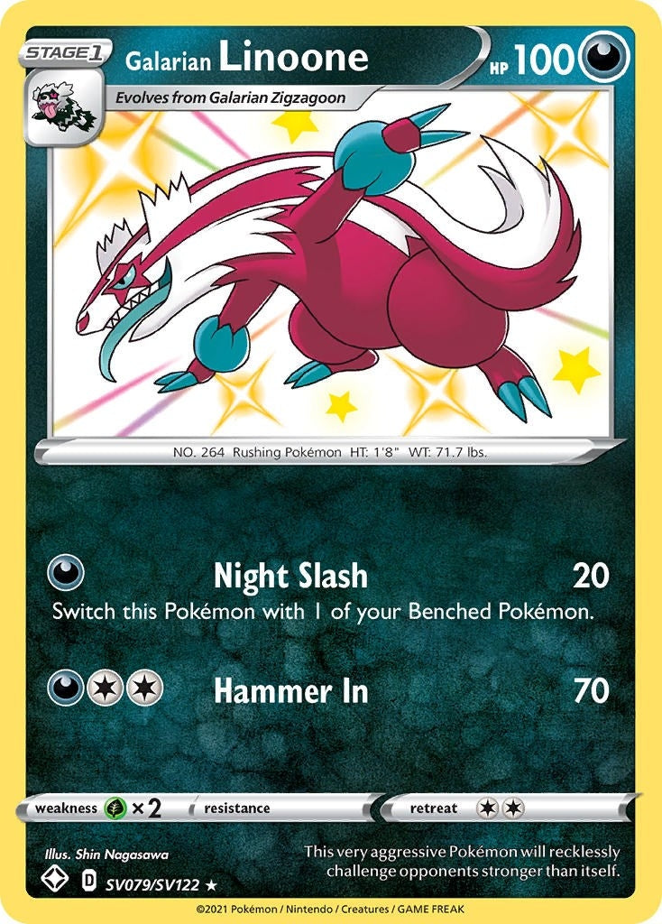 Galarian Linoone (SV079/SV122) (SHFSV)