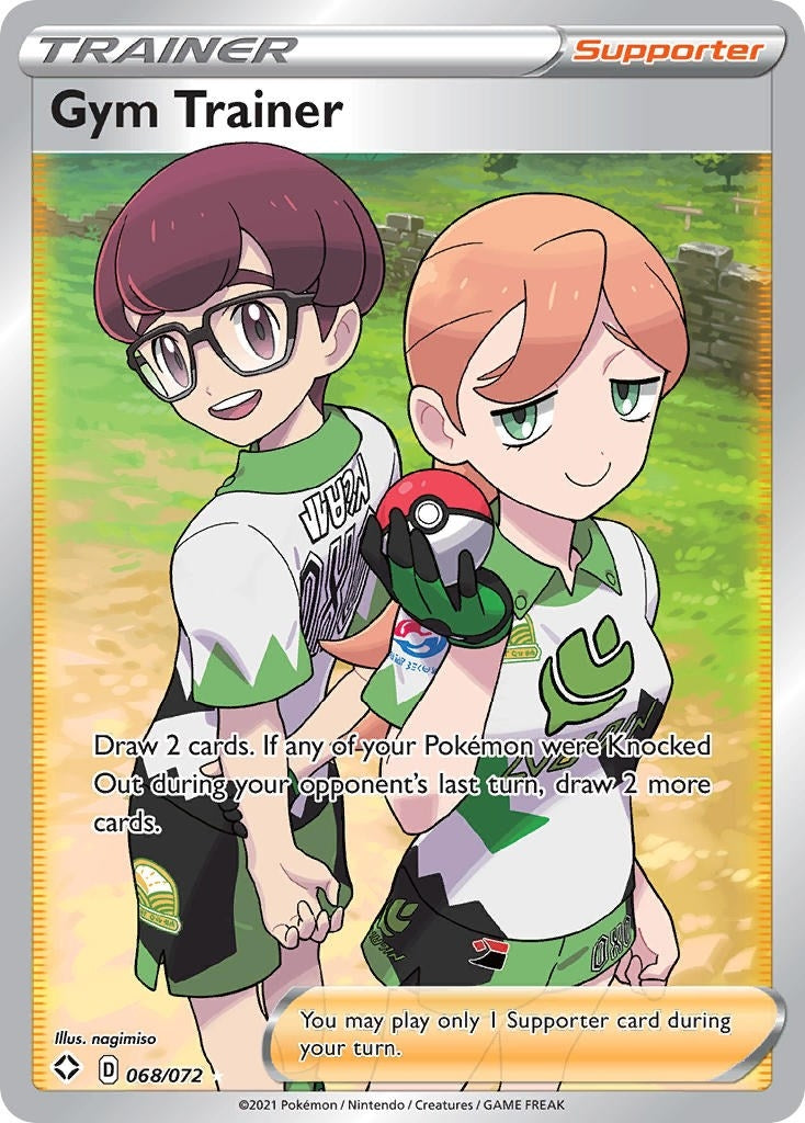 Gym Trainer (Full Art) (068/072) (SHF)