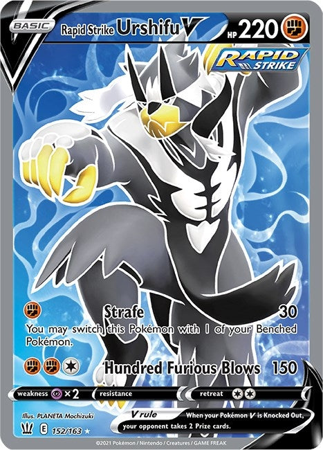 Rapid Strike Urshifu V (Full Art) (152/163) (SWSH05)