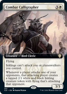 Combat Calligrapher (Extended Art) (341) (C21)