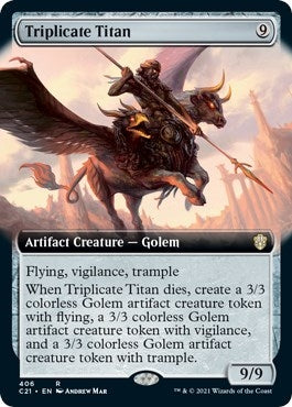 Triplicate Titan (Extended Art) (406) (C21)
