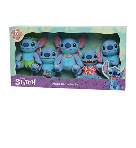 Just Play Disneys Lilo & Stitch Plush Collector Set, 5-Piece Set