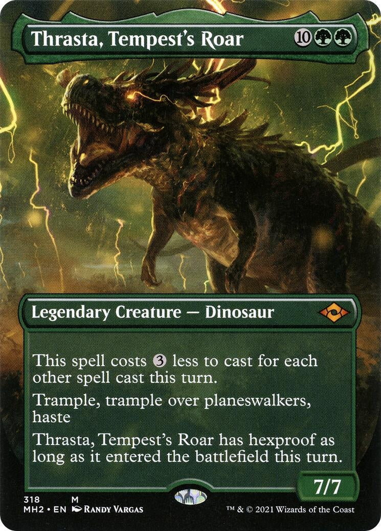 Thrasta, Tempest's Roar (Borderless) (318) (MH2)