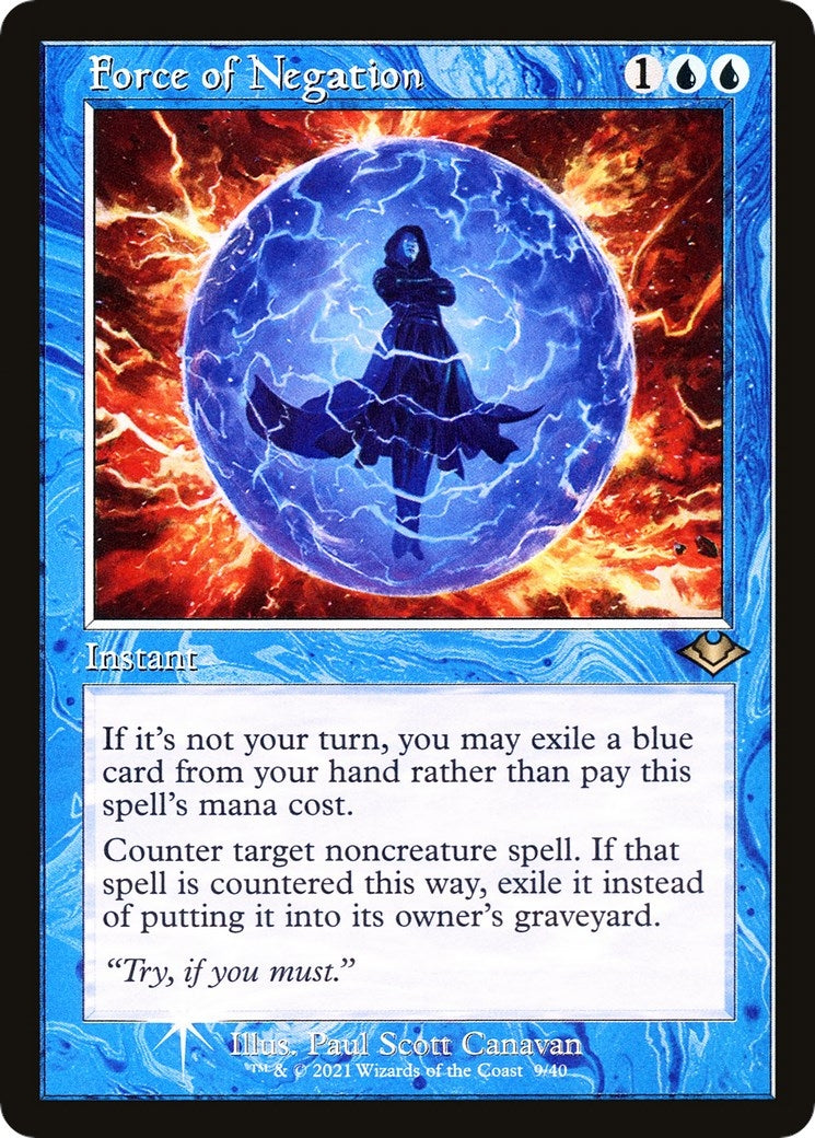 Force of Negation (Retro Frame) (9) (MH1)