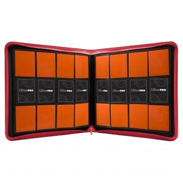 Vivid 12-Pocket Zippered PRO-Binder - Red - Ultra Pro Storage Albums (ULTRAPROST)