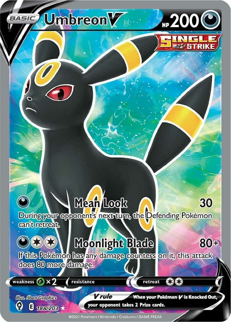 Umbreon V (Full Art) (188/203) (SWSH07)