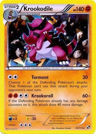 Krookodile - 65/114 (Cracked Ice Holo) (065/114) (BLE)