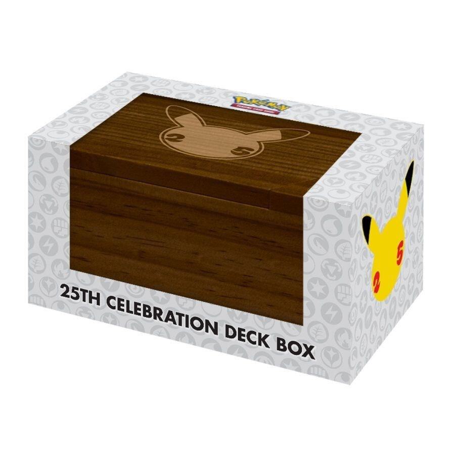 Pokemon 25th Celebration Wooden Deck Box - Ultra Pro Deck Boxes