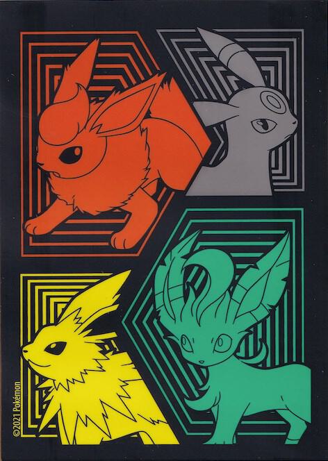 Pokemon TCG: Evolving Skies Elite Trainer Box Card Sleeves - Flareon, Jolteon, Umbreon & Leafeon (65 Pack) - Pokemon International Card Sleeves