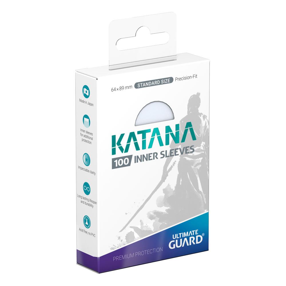 Ultimate Guard Katana Standard Size Inner Sleeves Transparent