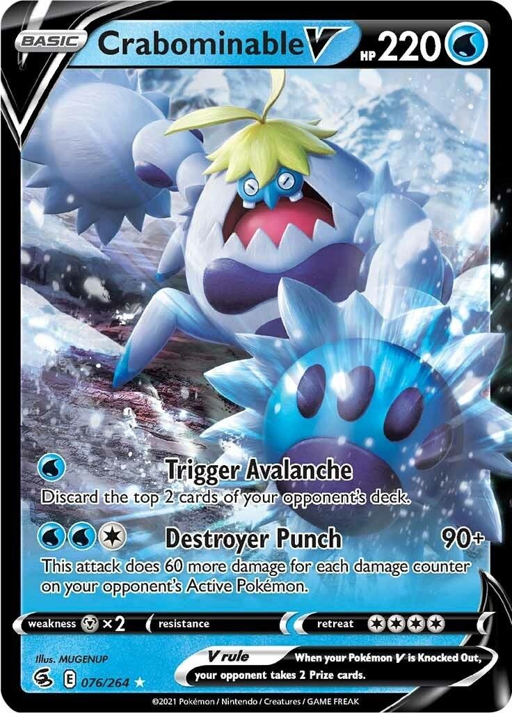 Crabominable V (076/264) (SWSH08)