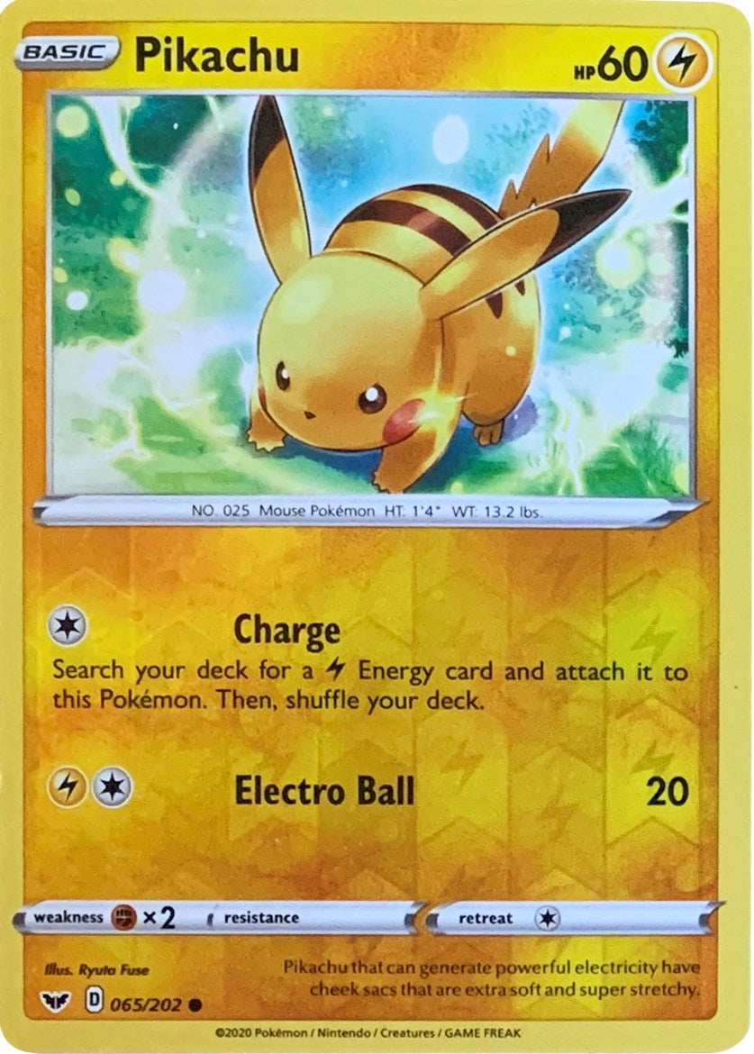 Pikachu - 065/202 (Reverse Cosmos Holo) (065/202) (MCAP)
