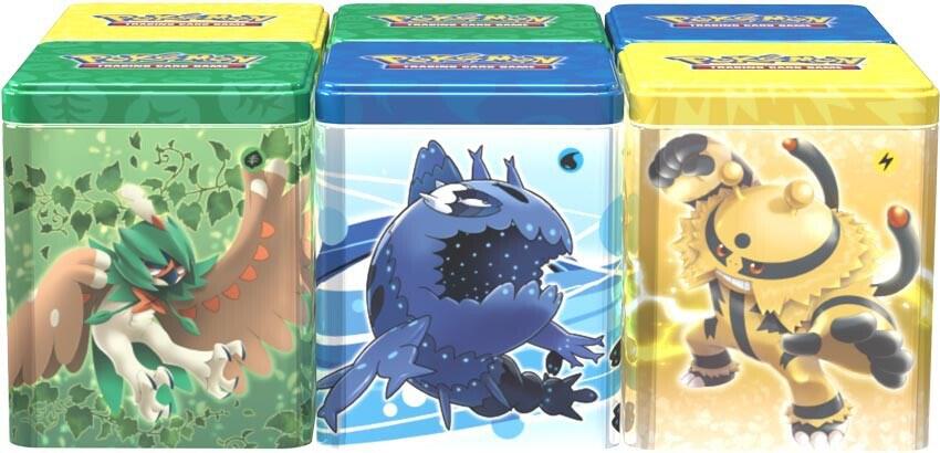 Pokemon Stacking Tins [Set of 6] - Miscellaneous Cards & Products (MCAP)