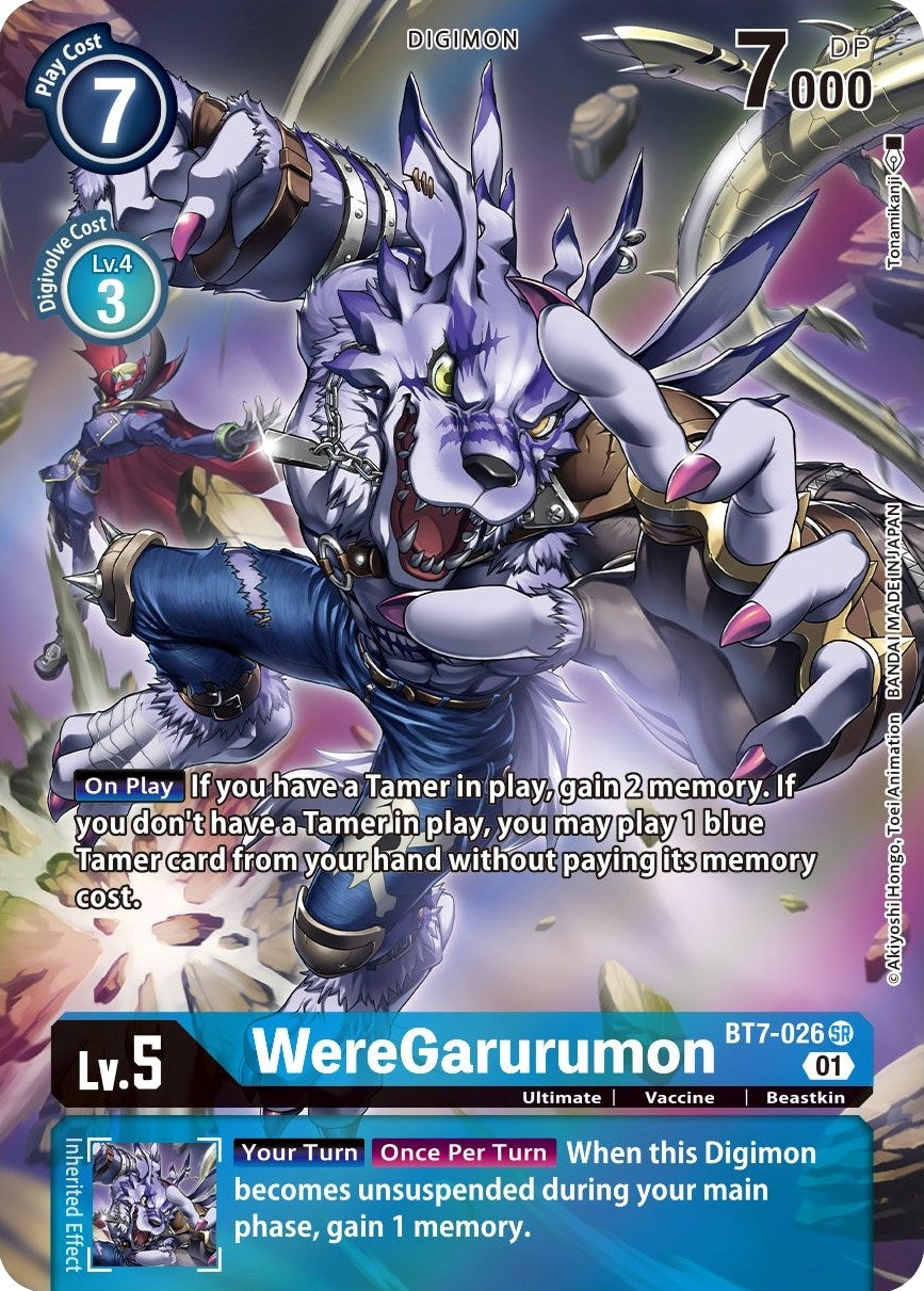 WereGarurumon (Alternate Art) (BT7-026 SR) (BT-07)