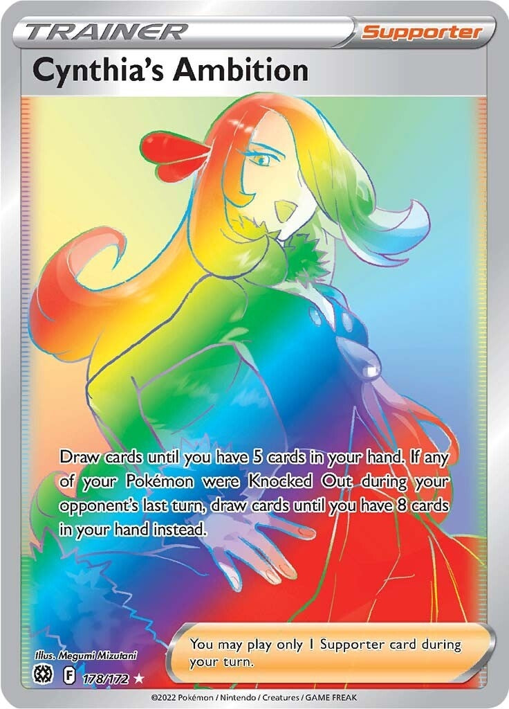 Cynthia's Ambition (Secret) (178/172) (SWSH09)