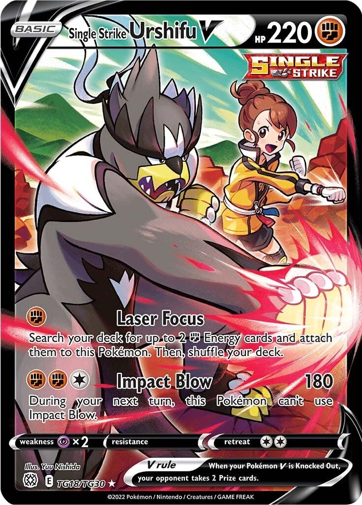 Single Strike Urshifu V (TG18/TG30) (SWSH09:TG)