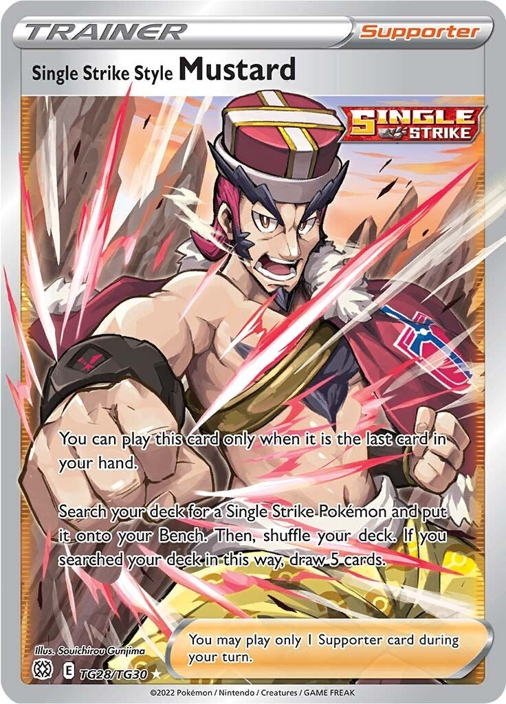 Single Strike Style Mustard (TG28/TG30) (SWSH09:TG)