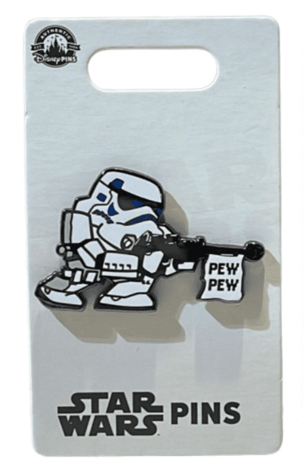 Disney Parks Star Wars Storm Trooper Pew Pew Pin New With Card