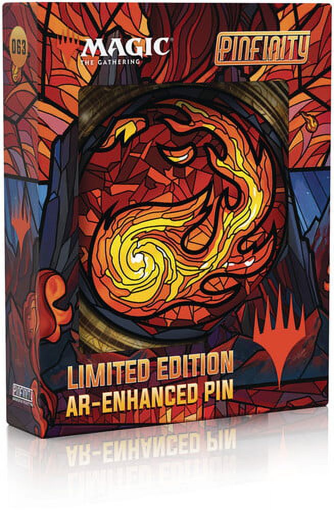 Pinfinity Mtg Stained Glass Mountain Ltd Ed Ar Pin