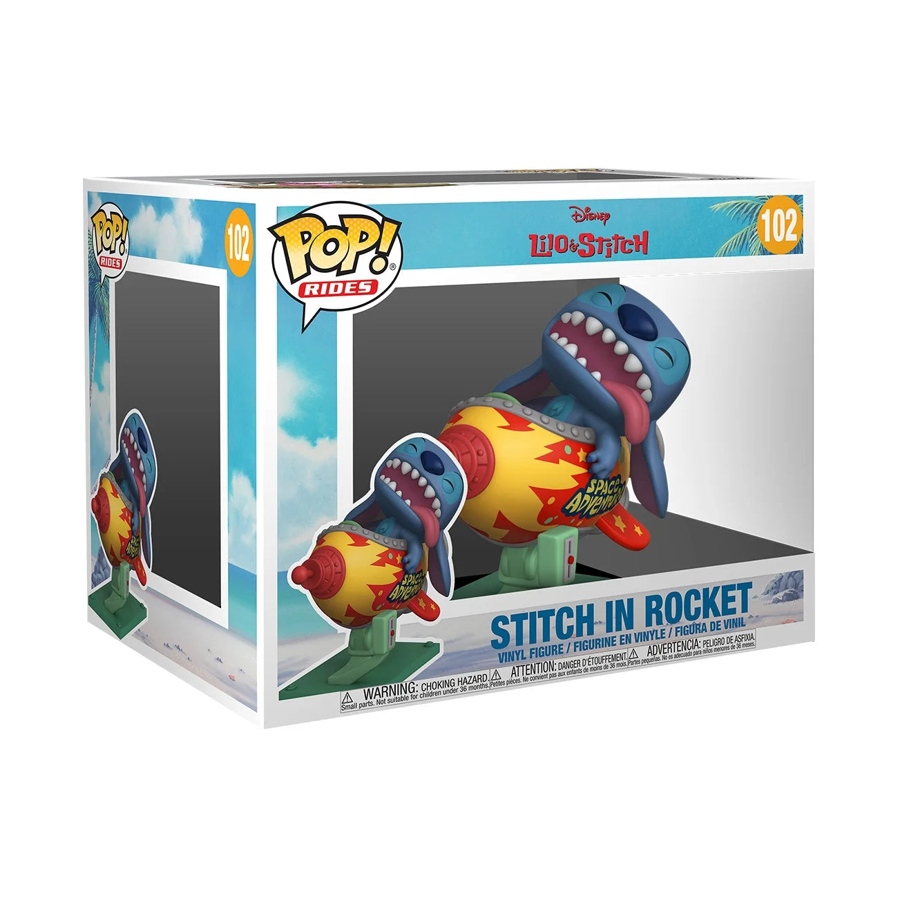 Funko 4" POP! Rides Collectible Lilo and Stitch Vinyl Figure