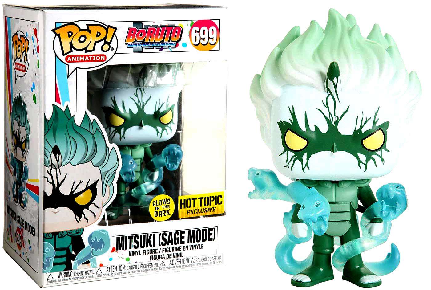 Funko Boruto Naruto Mitsuki Sage Mode Pop! Special Glows Vinyl Figure N° 699