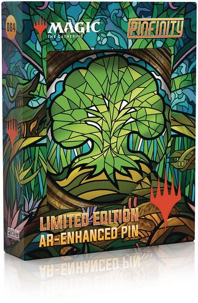 Pinfinity Mtg Stained Glass Forest Ltd Ed Ar Pin