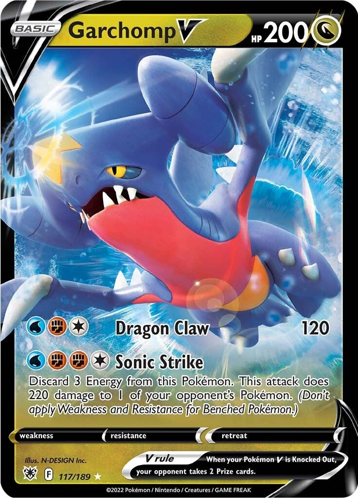 Garchomp V (117/189) (SWSH10)