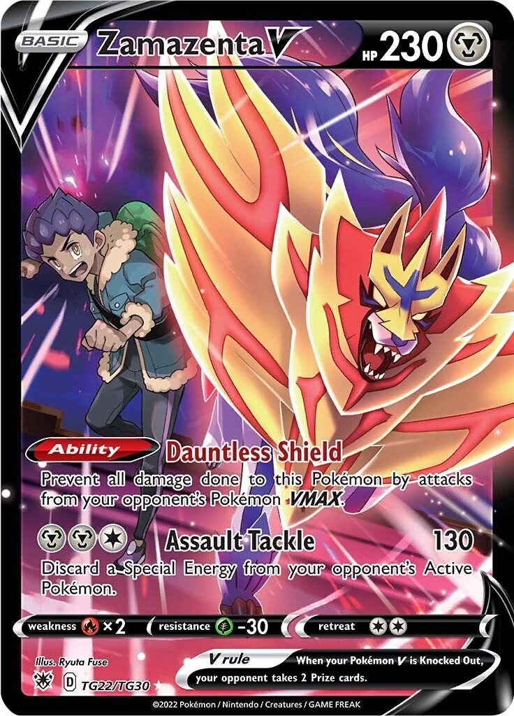 Zamazenta V (TG22/TG30) (SWSH10:TG)
