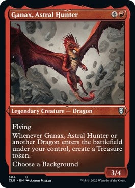 Ganax, Astral Hunter (Foil Etched) (504) (CLB)